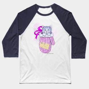 Mitten Kitten Baseball T-Shirt